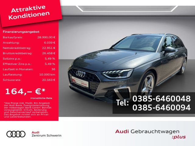 A4 Avant 40 2.0 TDI S line KAMERA SHZ B&O LED