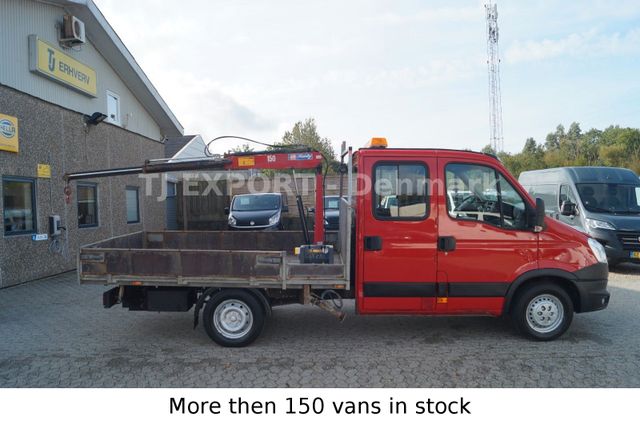 Iveco Daily 35S13 D, 6-g Doka Lad Crane