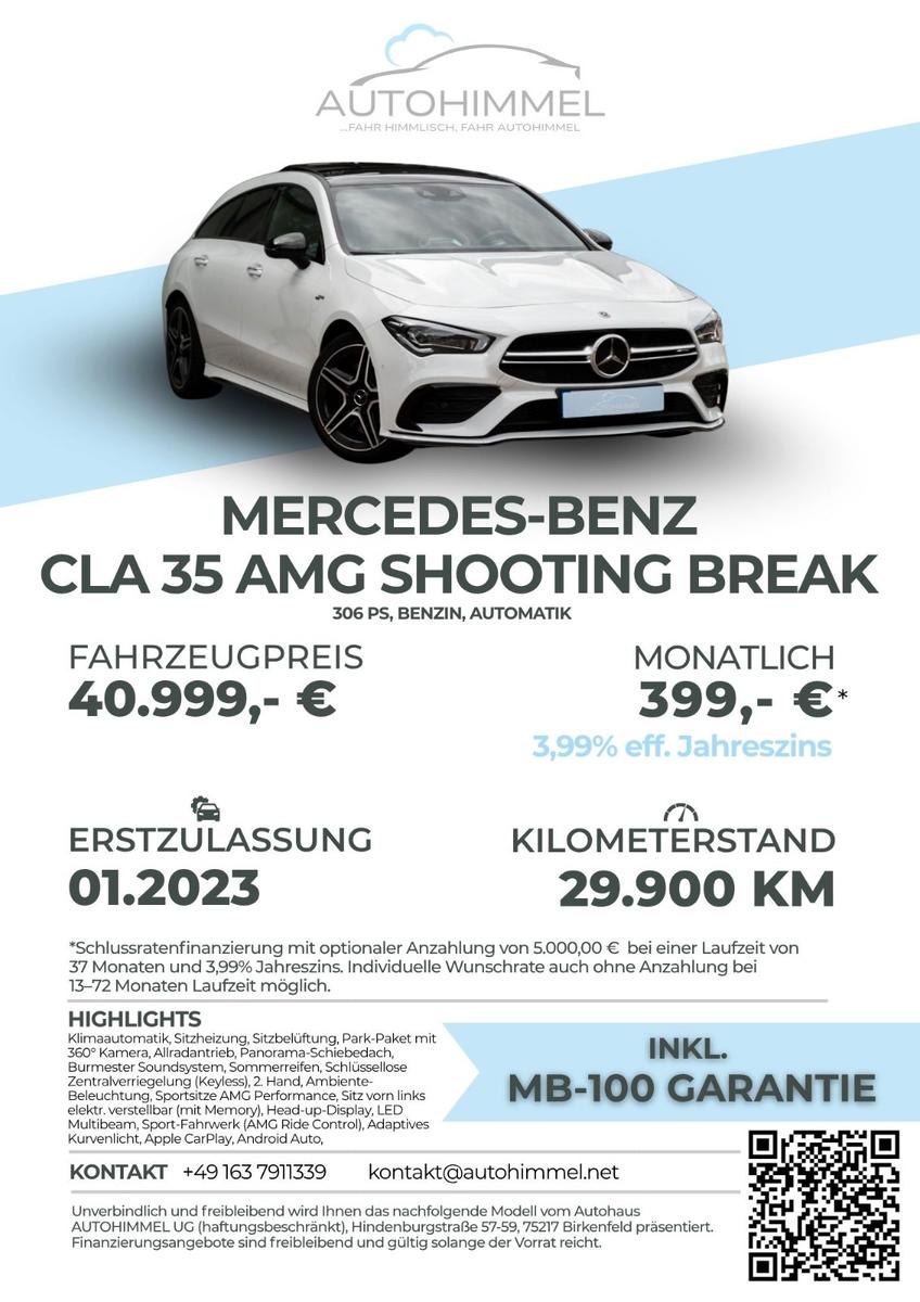 Mercedes-Benz CLA 35 AMG Shooting Brake 4Matic Vollausstattung