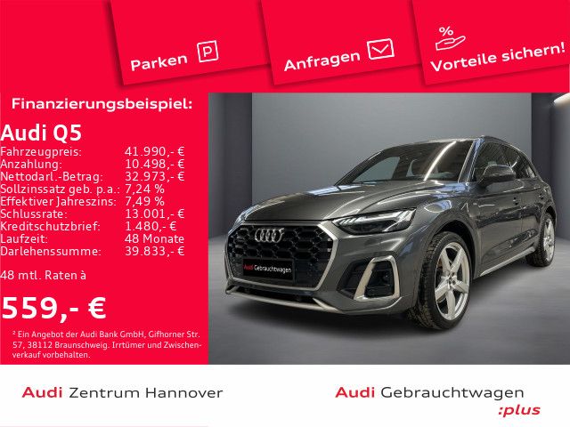 Audi Q5 50 TFSIe quattro S line Matrix AHK Leder Kame