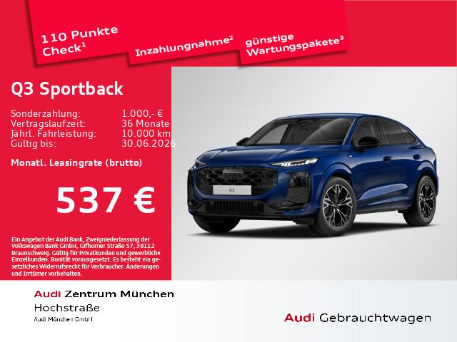 Audi Q3 Sportback TFSI S tronic S line ACC/AHK/Navi+