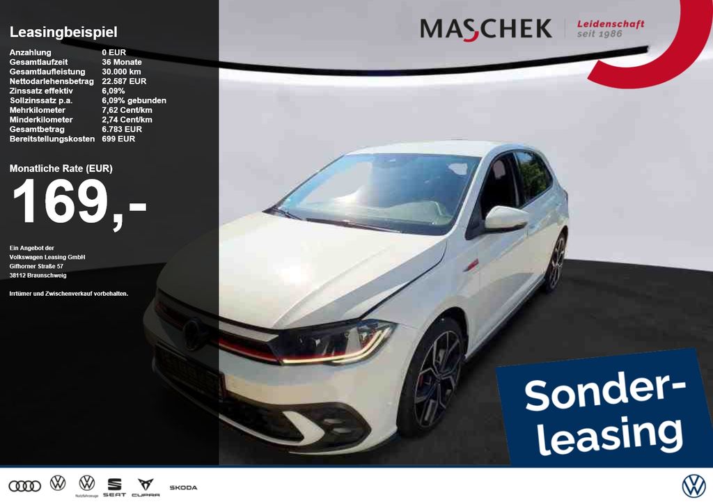 Volkswagen Polo GTI 2.0 TSI DSG 18 Faro ACC Navi Sport-Sele