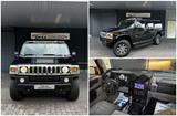 Hummer H2 6.0 V8 Luxury°DVD°Navi°AHK°Leder°4x4°TopZust - Hummer H2: Schwarz