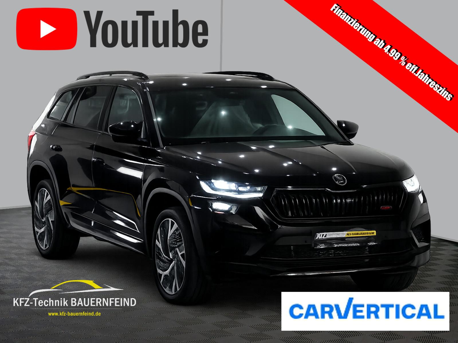 Skoda Kodiaq RS 4x4 1.HAND AHK-Vorber. ACC NAVI PDC