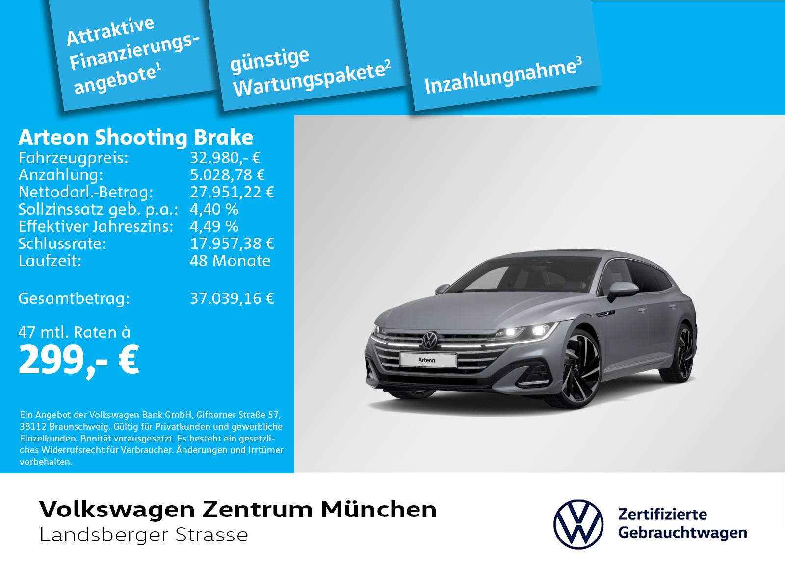 Volkswagen Arteon Shooting Brake R-Line 2.0 TSI Leder IQ.Li