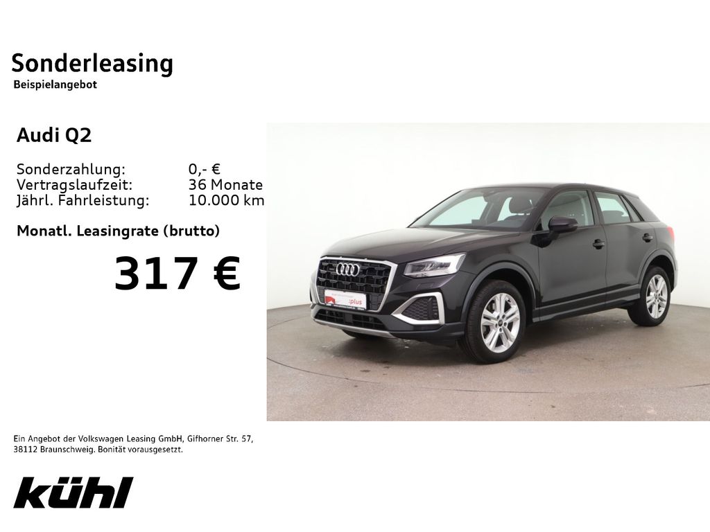 Abbildung Leasingangebot Audi Q2 40 TFSI quattro S tronic advanced LED/ACC/Kam