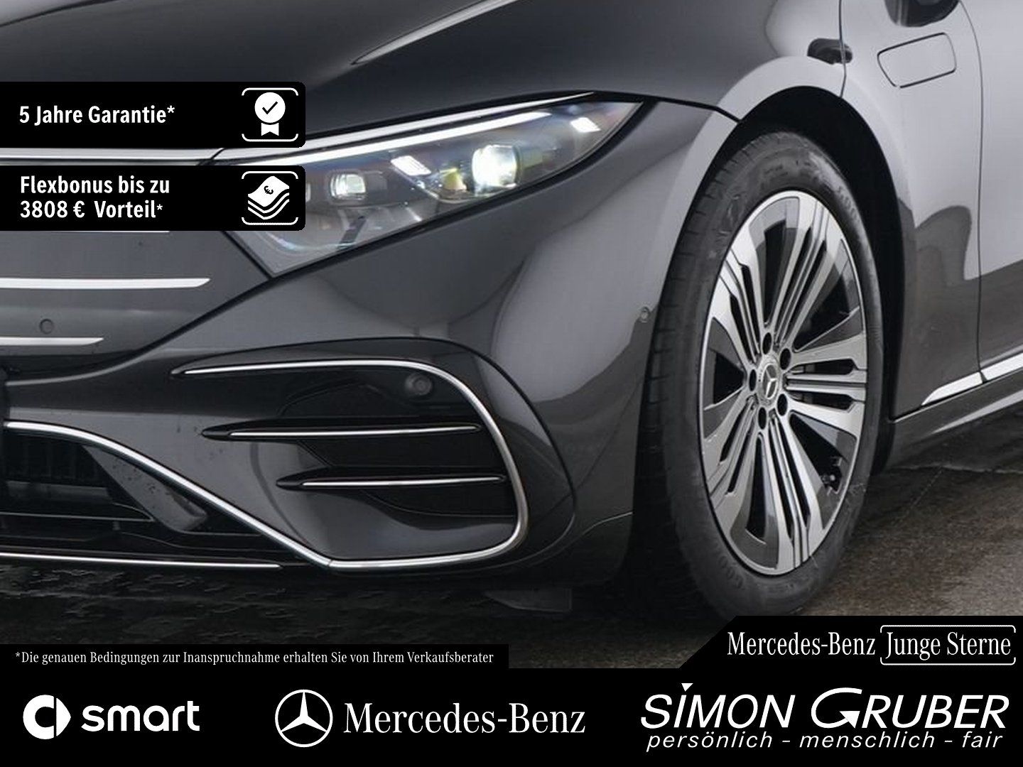 Fahrzeugabbildung Mercedes-Benz EQS 450 4M AMG Elec. Art Hyperscreen HAL Mod2026