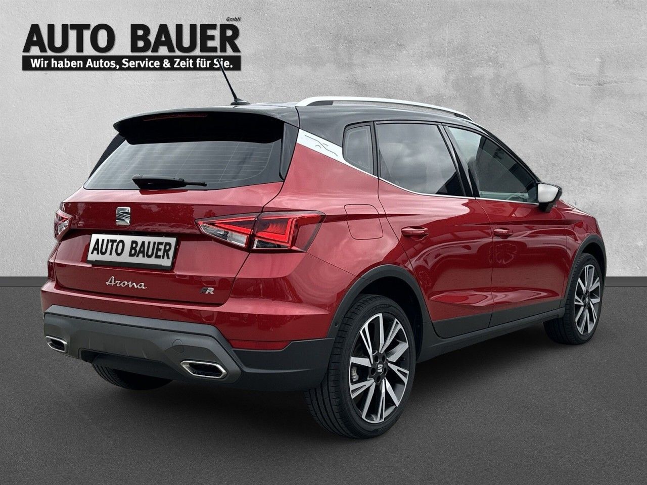Fahrzeugabbildung SEAT Arona FR 1.5TSI 150PS DSG-AHK*Kessy*18Zoll - mit KI generiert/bearbeitet