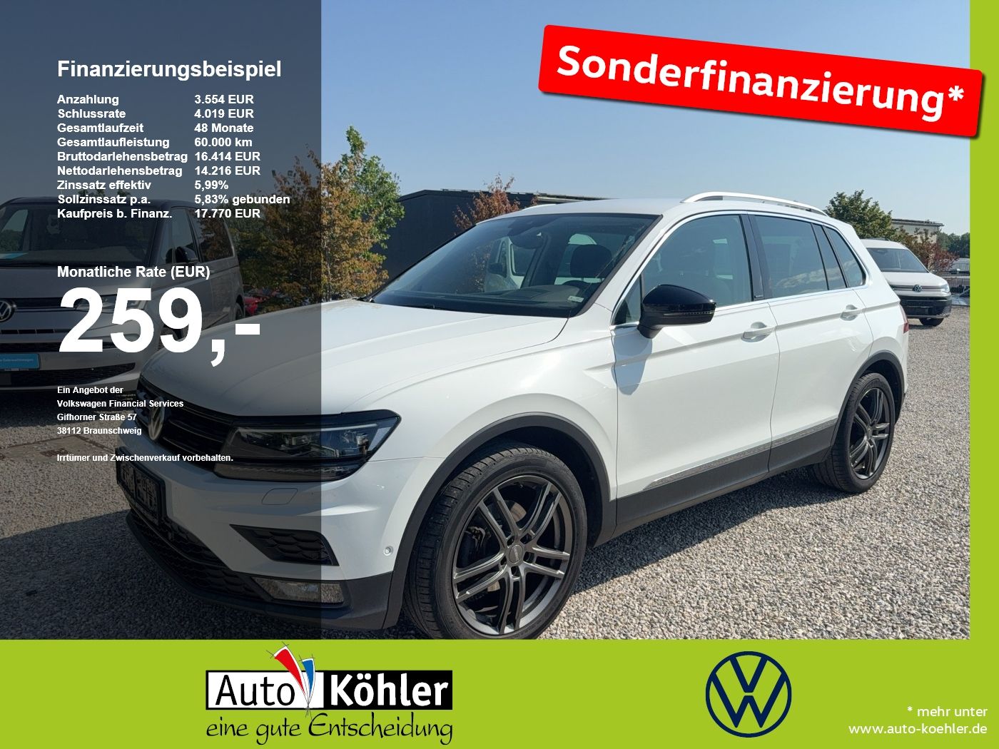 Volkswagen Tiguan TDi DSG IQ.DRIVE Kamera