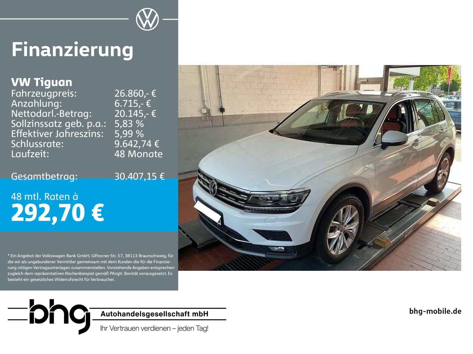 Volkswagen Tiguan Highline BMT 2,0 TDI 4M DSG
