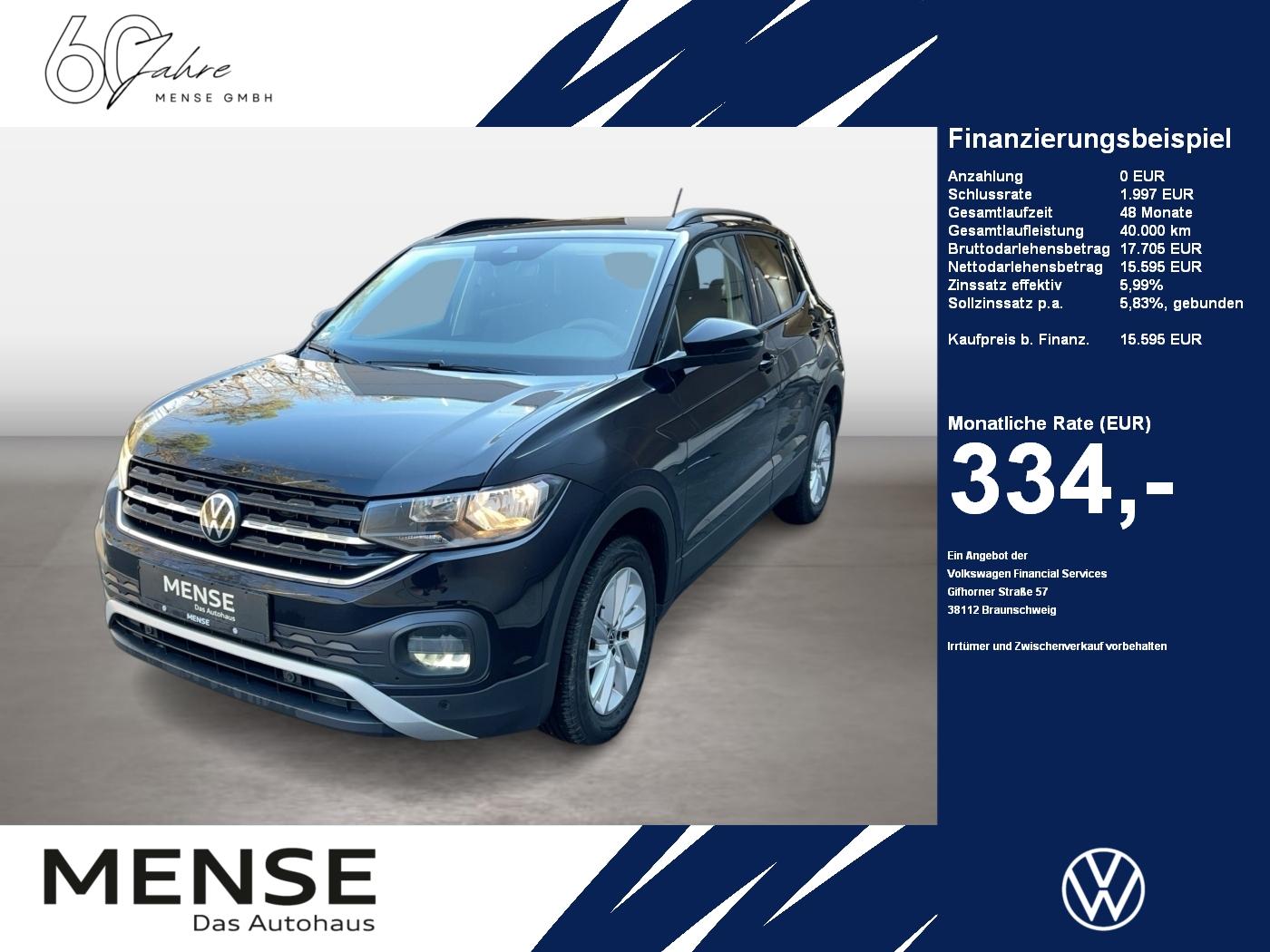 Volkswagen T-Cross 1.0 TSI Life Navi|KlimaA|LaneAss|PDC