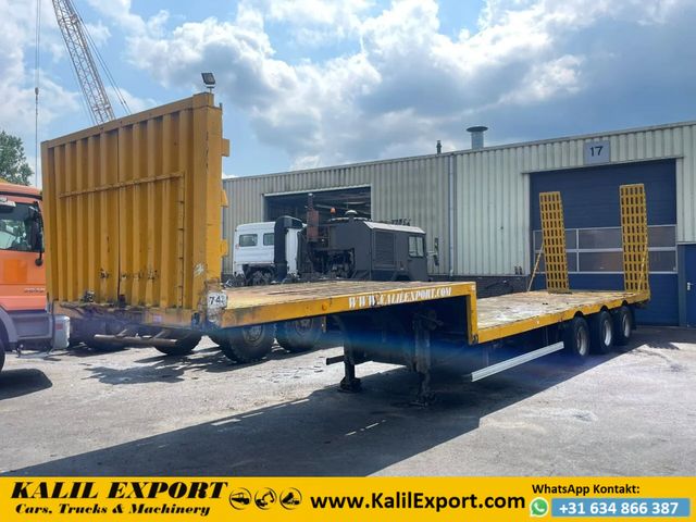 Frühauf Lowbed 3 Axle Full Steel Lames Spring Suspension