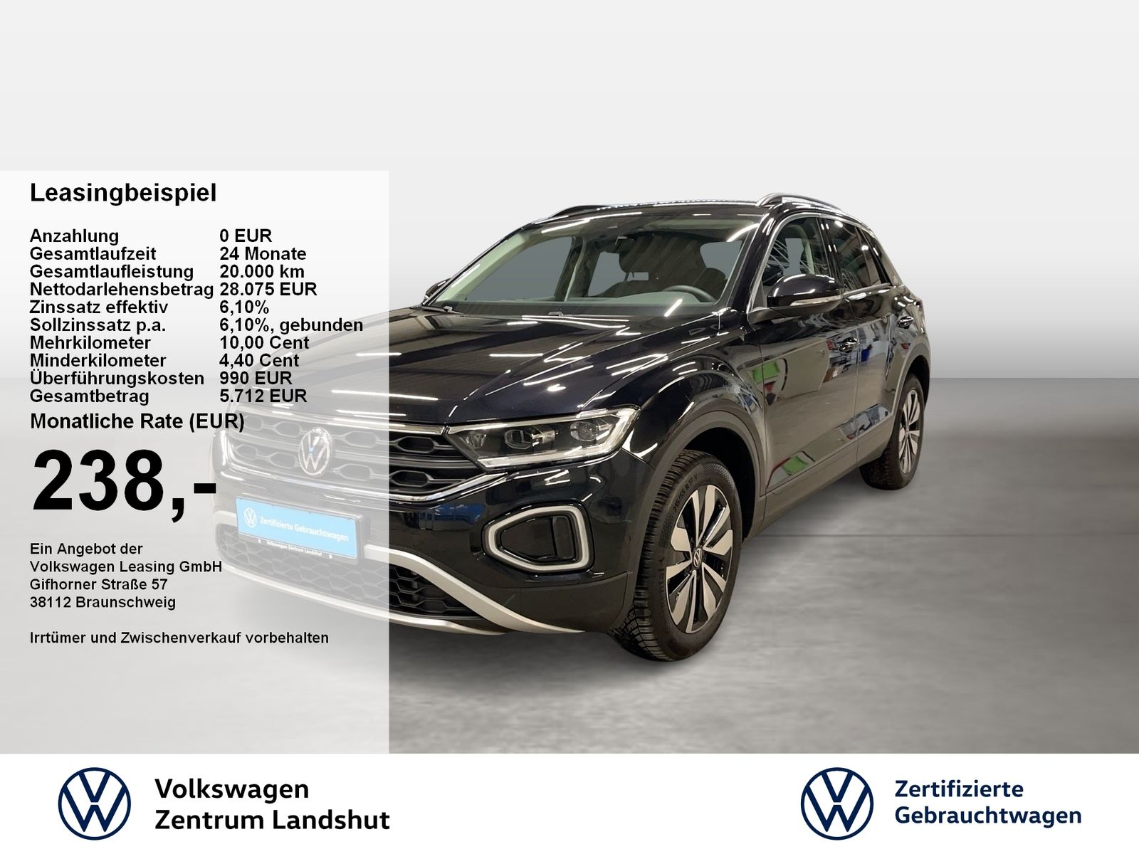 Volkswagen T-Roc GOAL 2.0 TDI DSG 2xKlima ACC AHK AUT Kam.