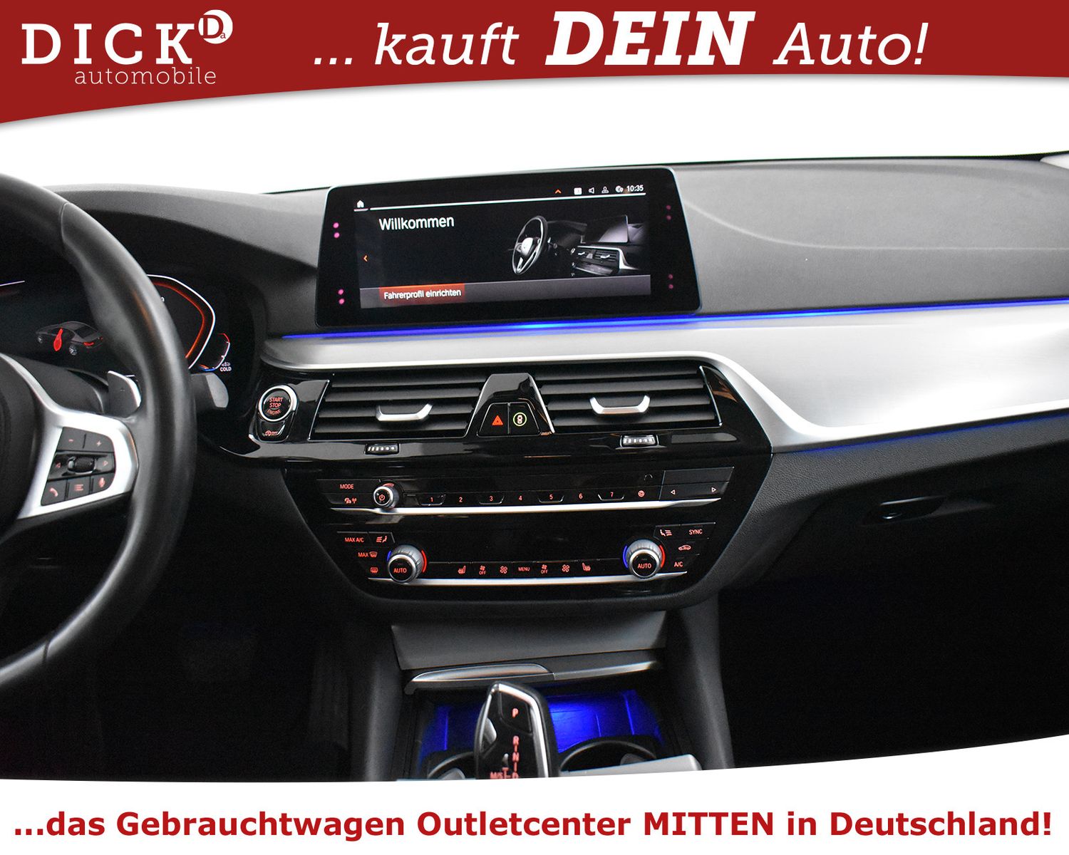 BMW 540i xD Sport Line SHADOW+GLASDA+VIRTU+LED+SHZ+M - Image 14