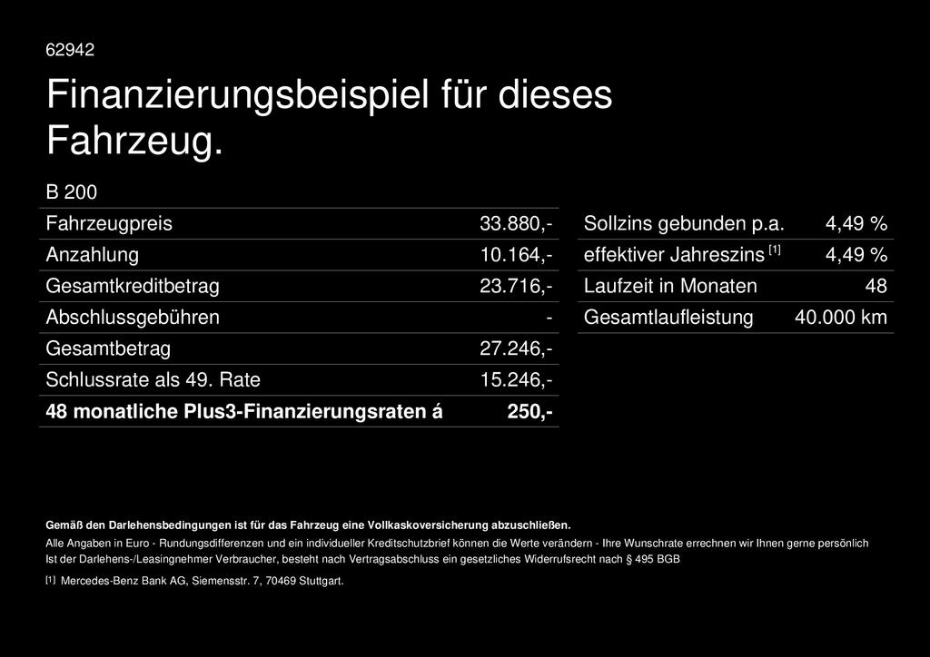 Mercedes-Benz B-Class Progressive Rückfahrkamera Ambiente LED, миниатюра 2