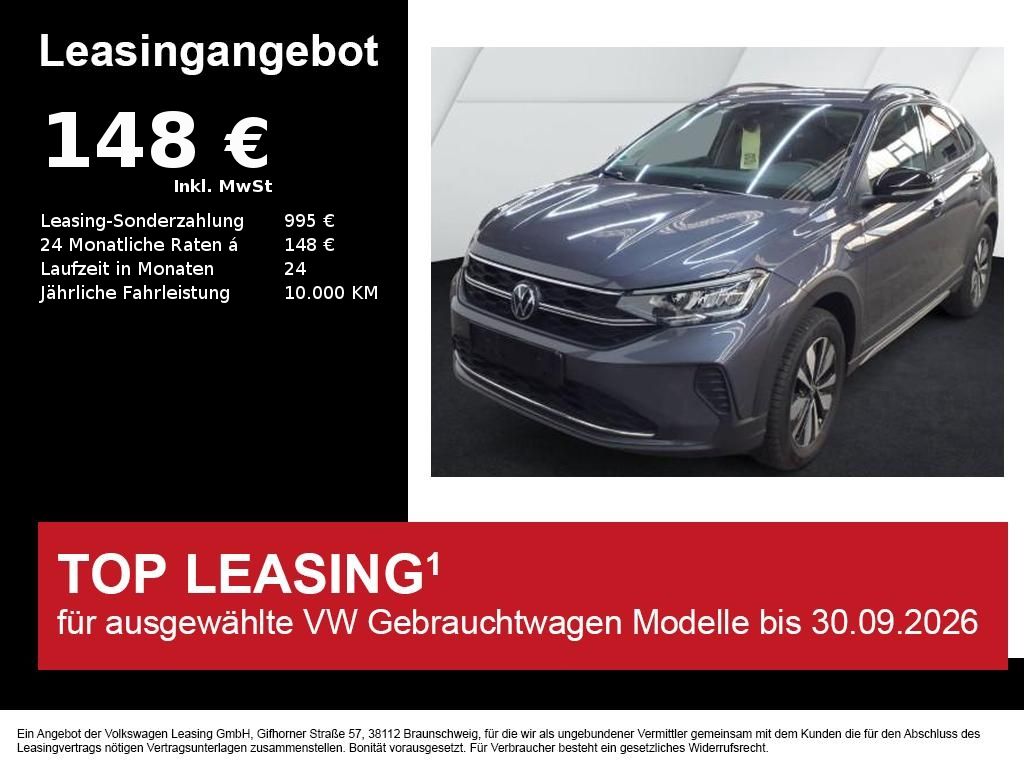 Abbildung Leasingangebot Volkswagen Taigo GOAL 1.0 TSI ACC+LED+NAVI