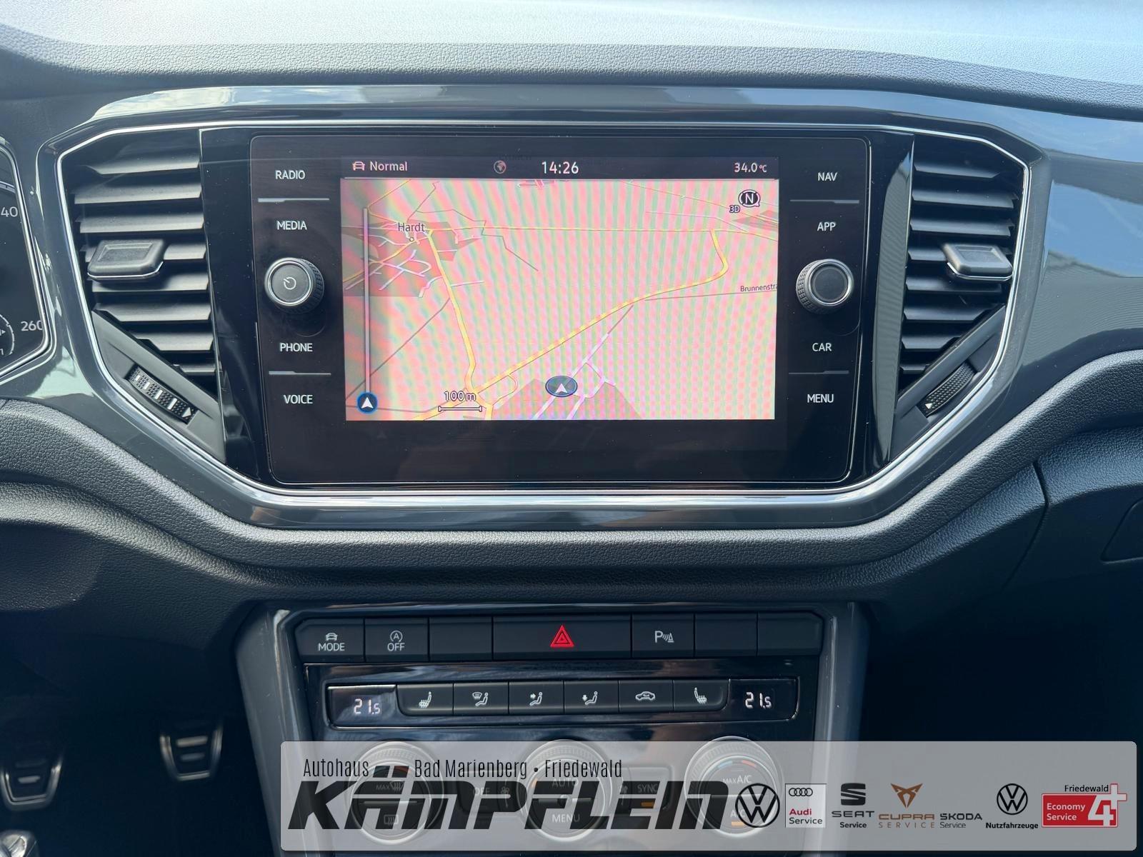 Volkswagen T-Roc 1.5 TSI Sport RFK LED AHK ACC NAVI, миниатюра 13