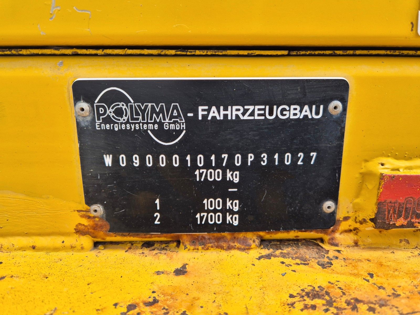 Fahrzeugabbildung Andere Polyma LA0400185T68W Lichtmastanhänger