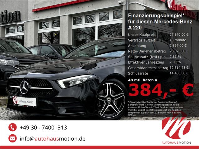 Mercedes-Benz A 220 AMG-Line LED 360° PANO NIGHT PAKET TOTWINK