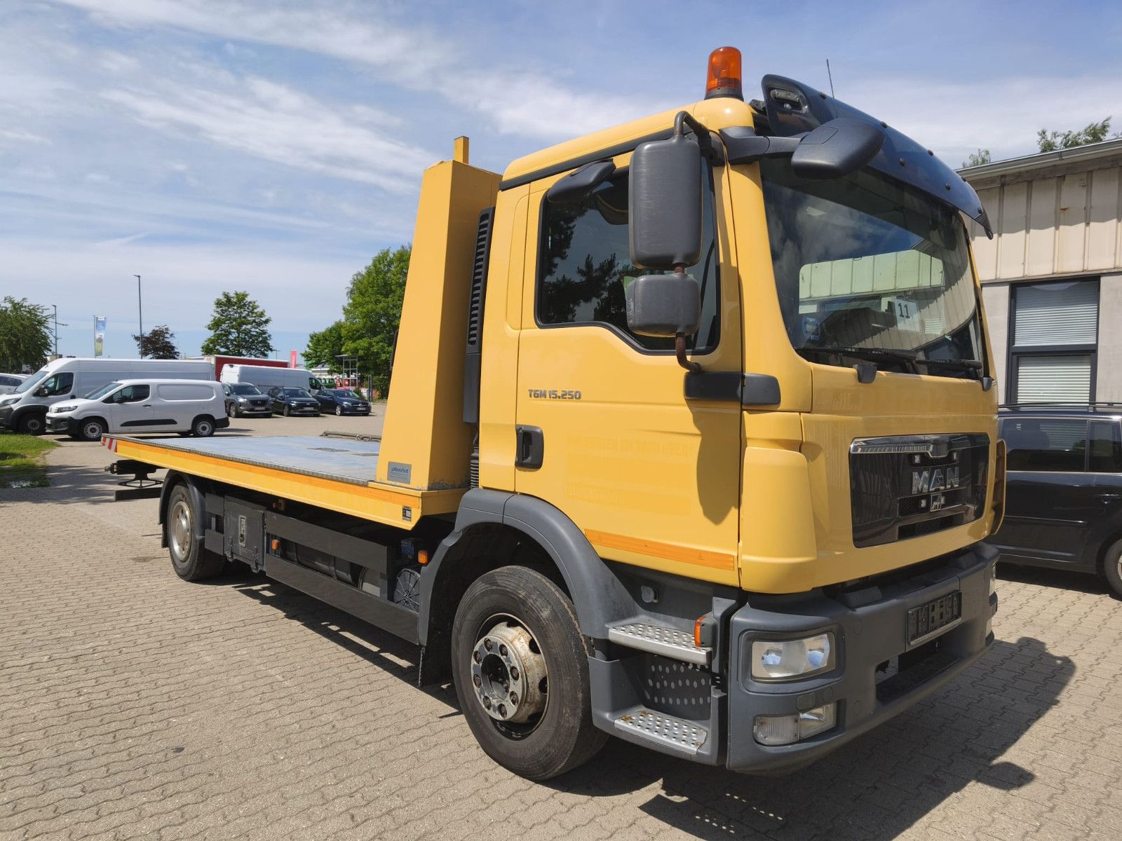 Man TGM 15.250 E5 Schiebeplateau Seilwinde TopGerman
