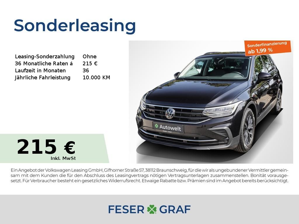 Tiguan 1.5 TSI Life DSG ACC LED Navi PDC Sitzh.
