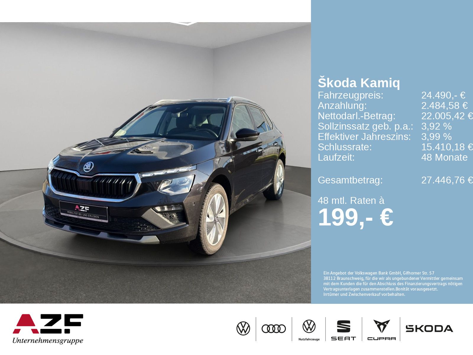 Skoda Kamiq 1.0 TSI DSG Selection AHK+NAVI+MATRIX+ACC
