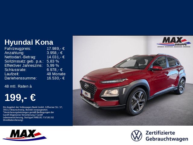 Kona 1.6 CRDi 2WD STYLE KAMERA+ALU+TEMPO+SITZHZG