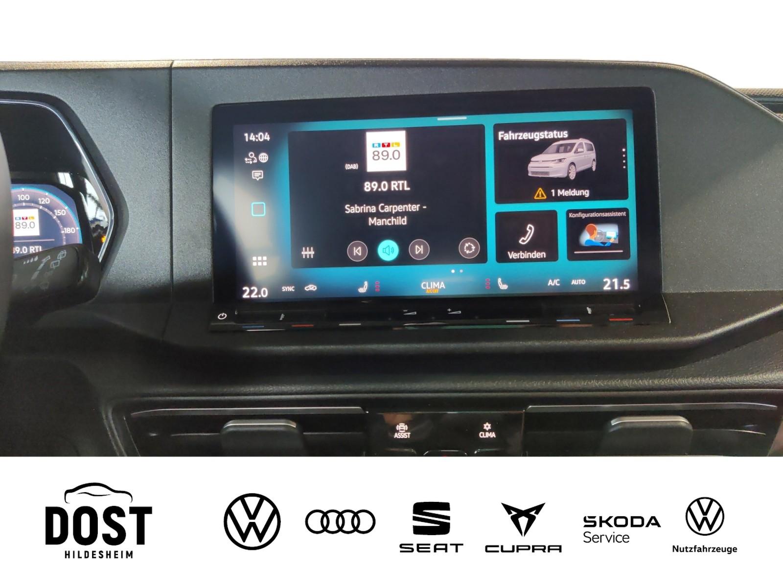 Volkswagen Caddy Life Energy 1,5 TSI DSG LED+AHK+GJR