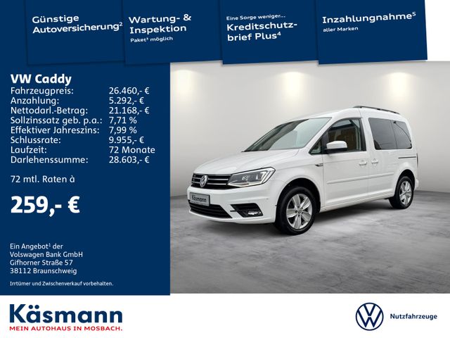 Volkswagen Caddy Comfortline 2.0TDI AHK BI-XENON NAV KAM