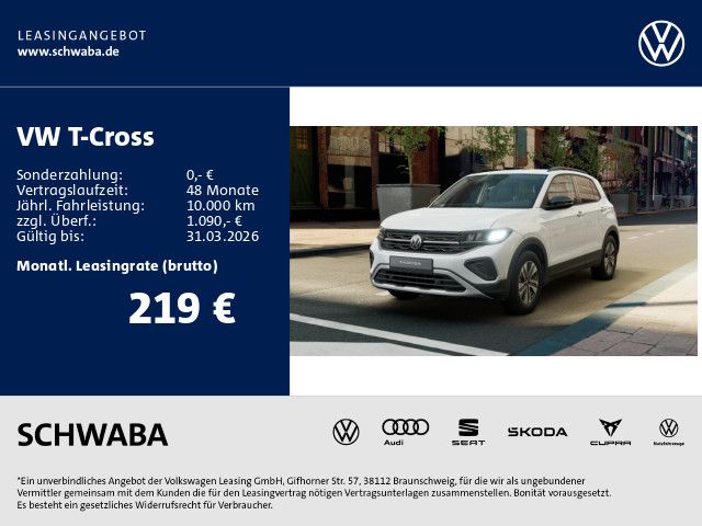 Volkswagen T-Cross Energy TSI 70kW 5-Gang *NAV*AHK*ACC*SHZ*