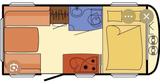 Dethleffs Camper QR 460 (Querbett) individualisiert.Desig - Dethleffs Camper