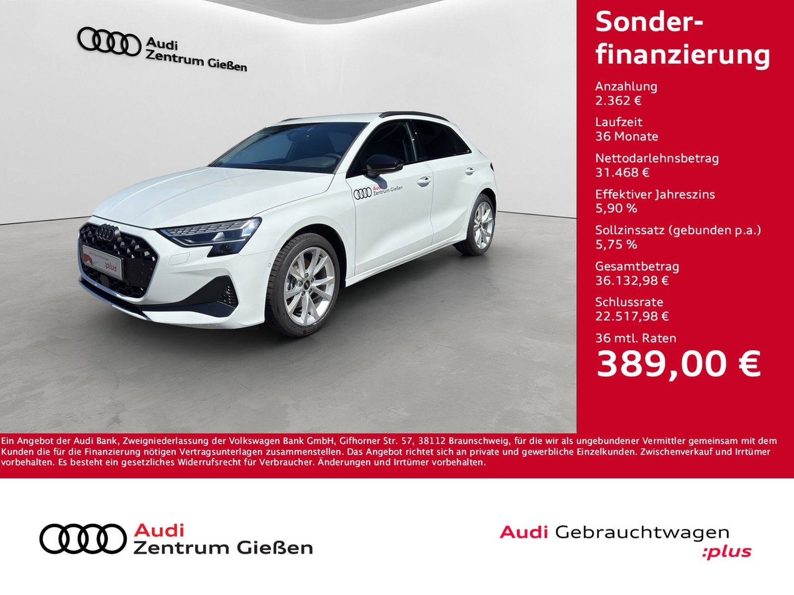 Audi A3 Sportback TFSI quattro advanced black ACC Nav foto 2