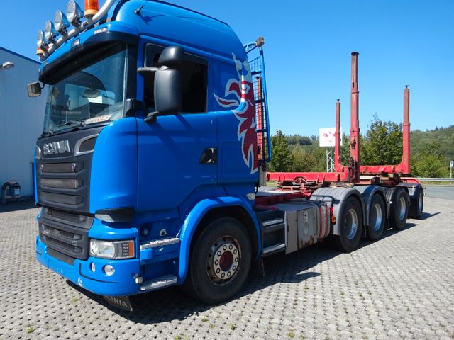 Scania R 580 / mit Nachläufer Müller Mitteltal