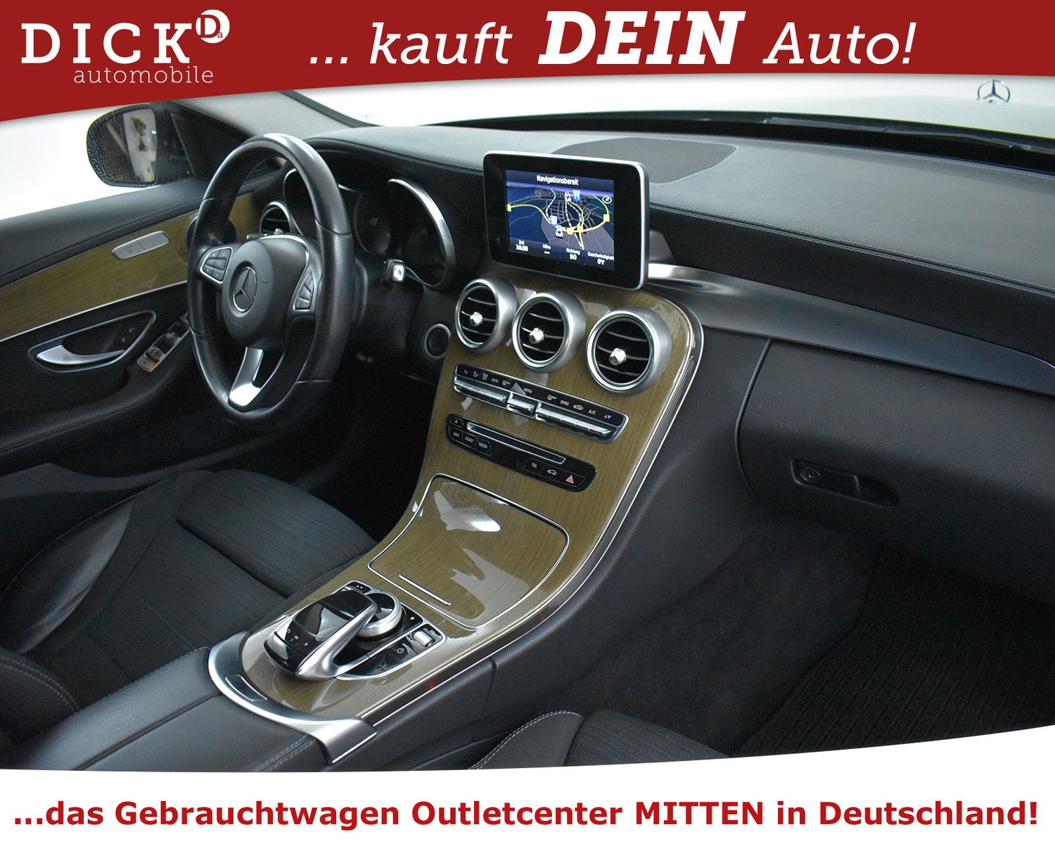 MERCEDES-BENZ C 220d T 9G Exclusive NAVI+LEDER+SHZ+AHK+LED+19" - Image 12