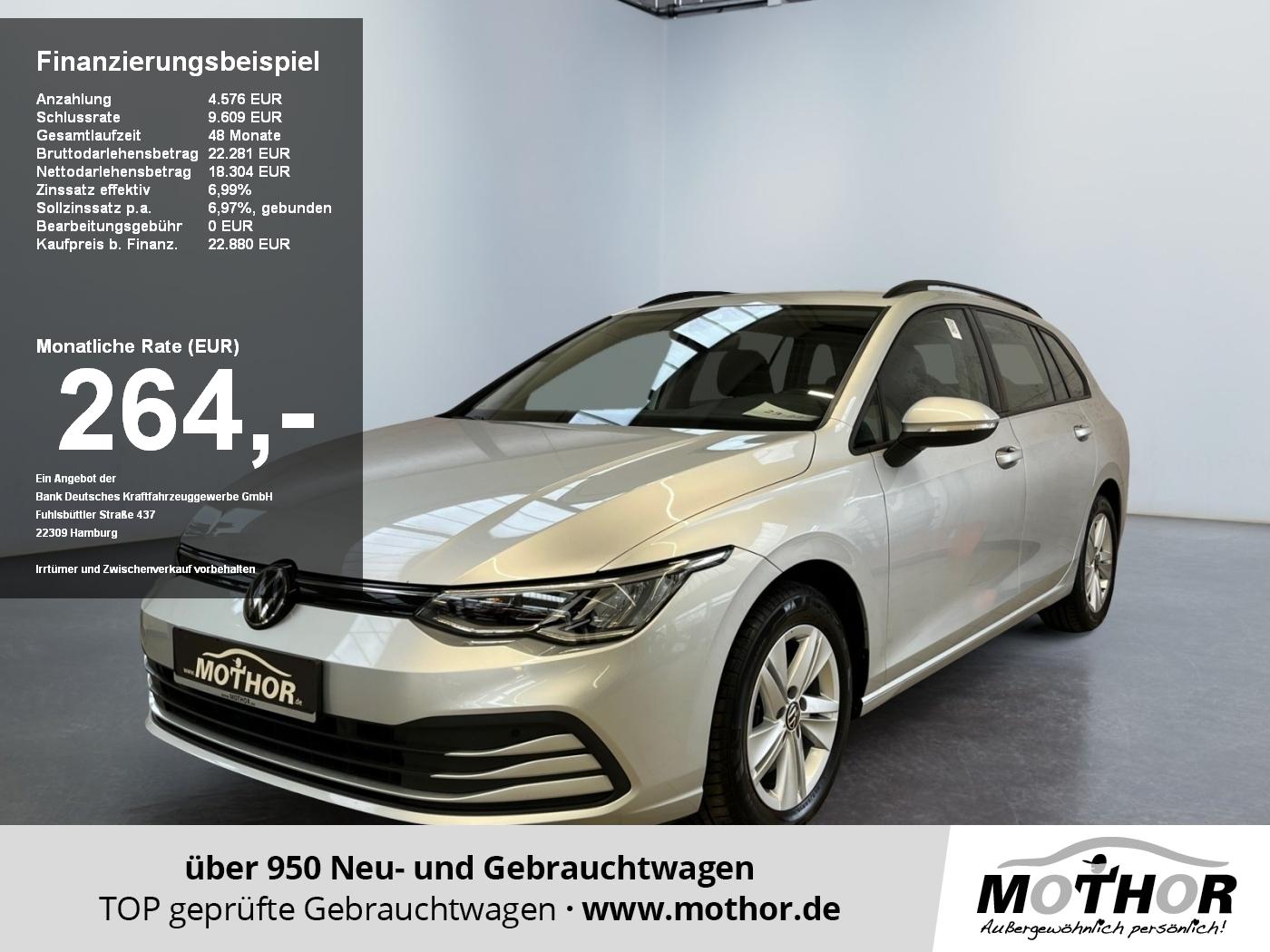 Volkswagen Golf VIII Variant Life 2.0 TDI DSG AHK Schwenkba