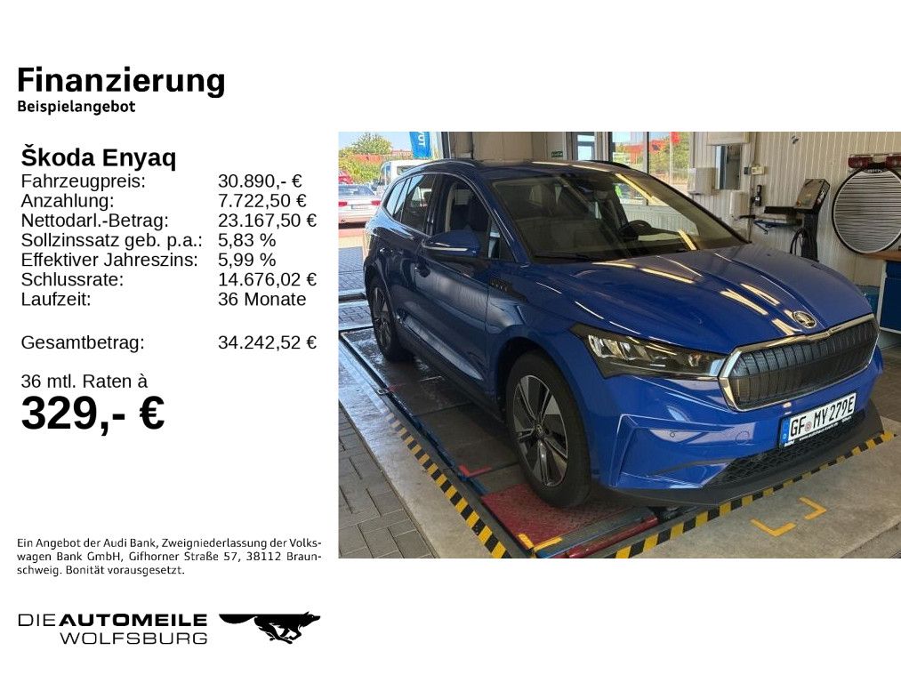 Skoda Enyaq 60 Loft Wärmepumpe/LED/ACC/Kamera/AHK/Navi imagem 2