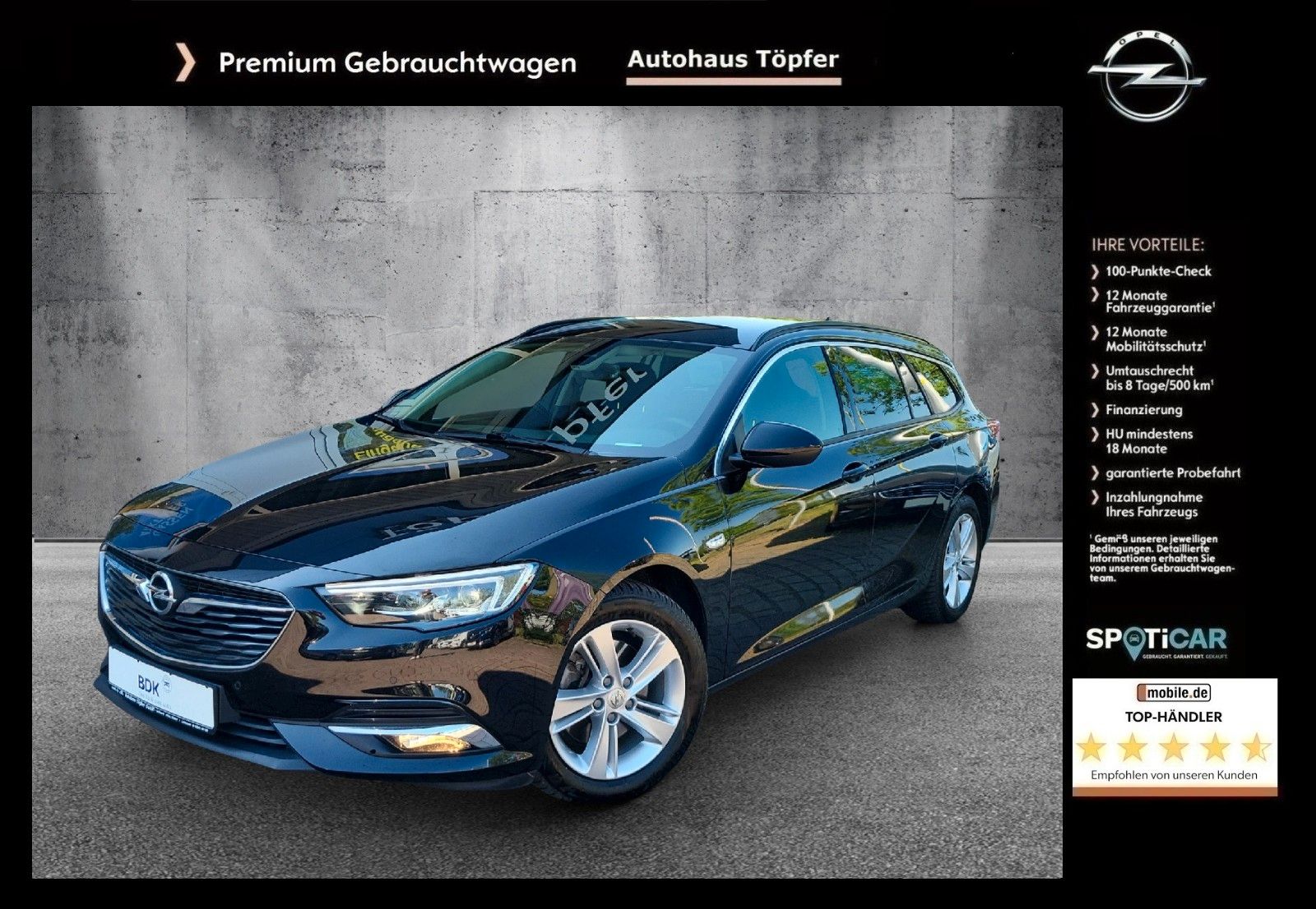 Opel Insignia B ST aus 1-Hand/Scheckheft/Matrix-LED
