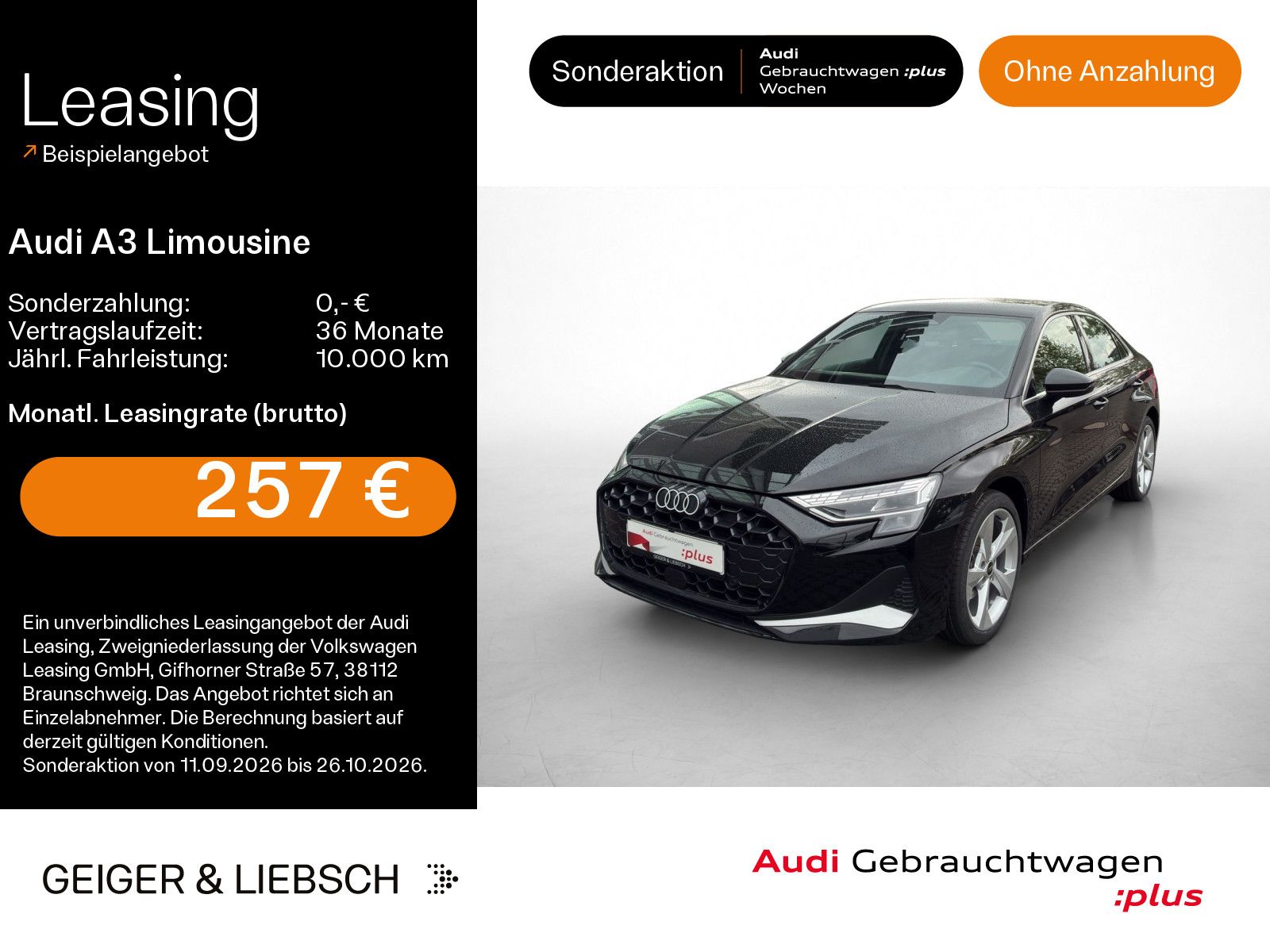Audi A3 Limousine 35 TDI advanced*NAVI-PLUS*LED*KAMER