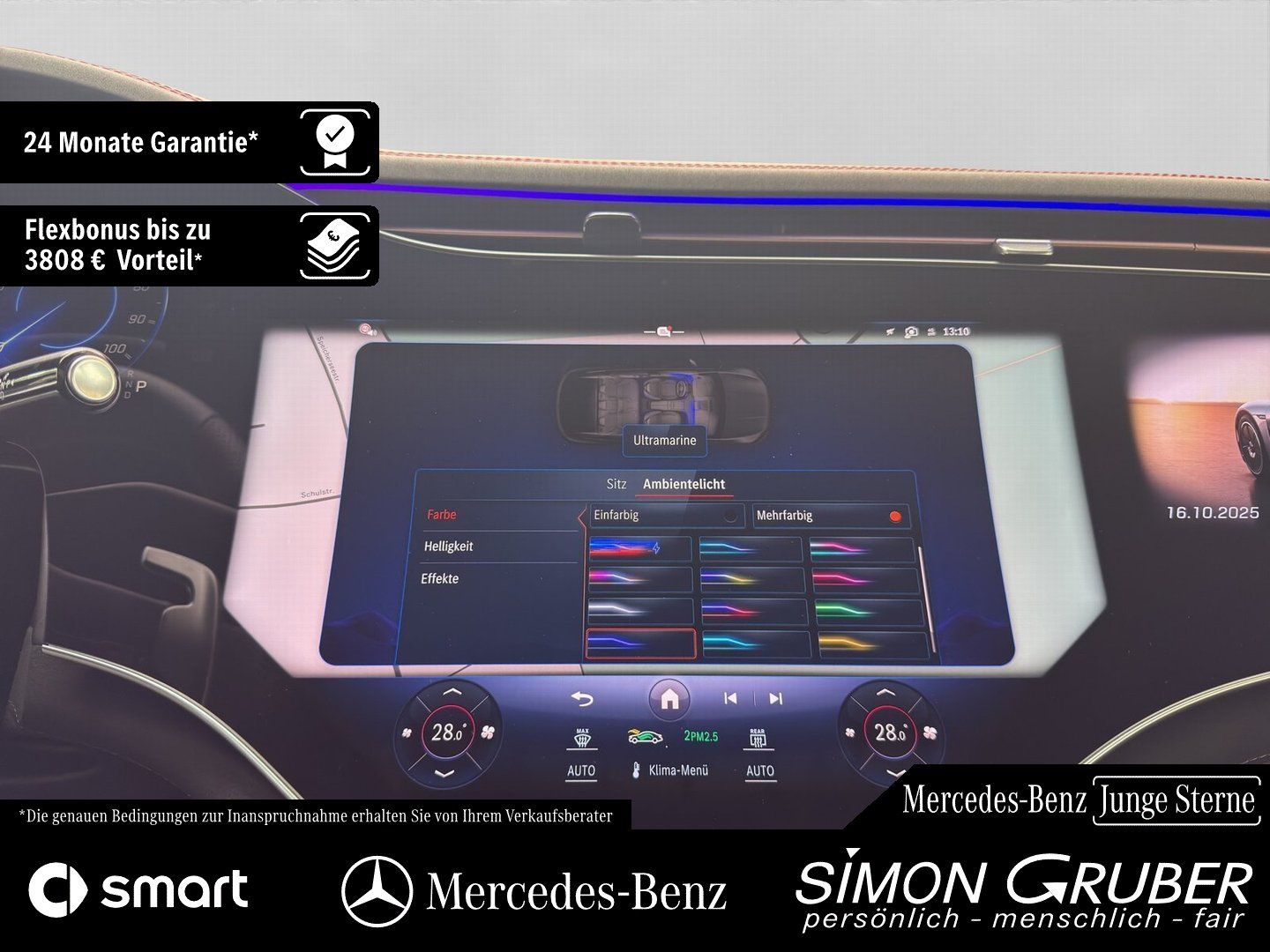 Fahrzeugabbildung Mercedes-Benz EQE 43 4M SUV AMG Night Pano HUD Sitzklima Nappa