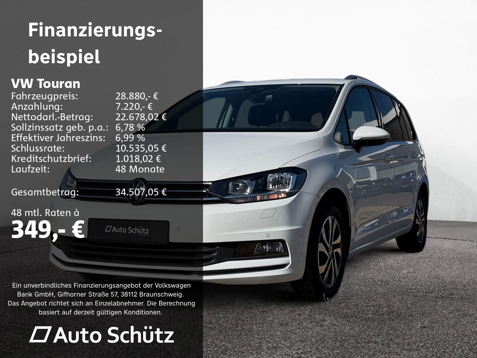 Volkswagen Touran 1.5 TSI Active+DSG+NAVI+AHK+Standhzg+SHZ