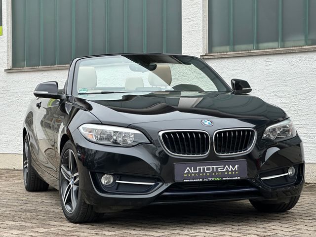 BMW 220d Cabrio*M Sport*Line*Navi*Leder*Aut.*Kamera