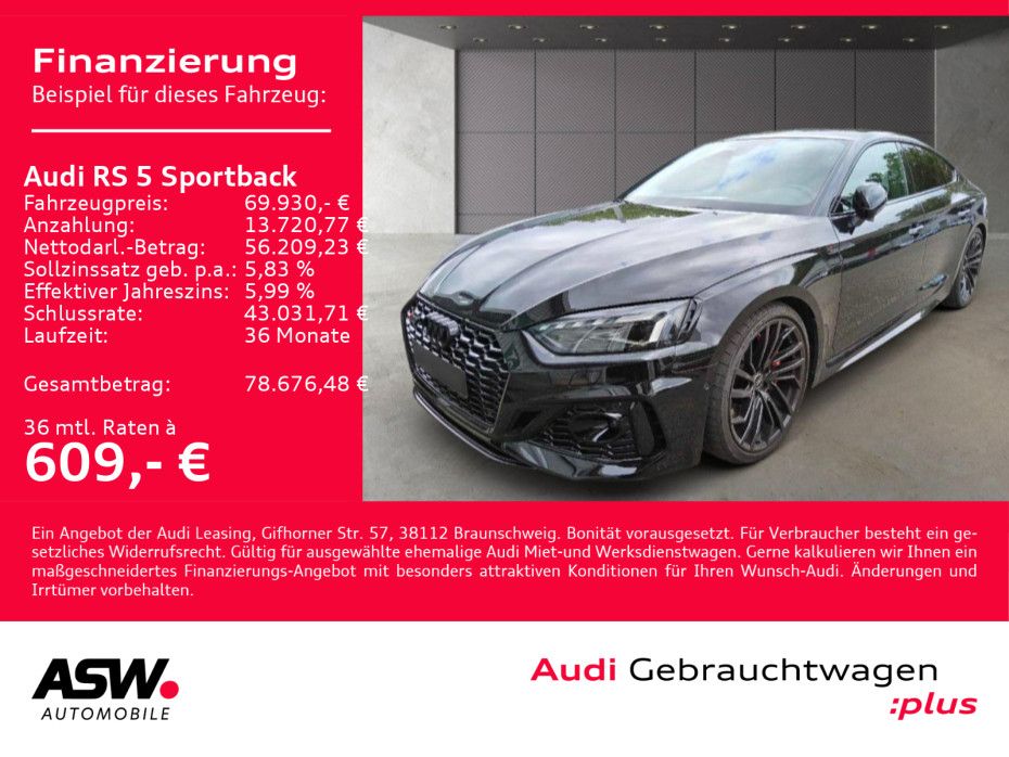 Audi RS 5 Sportback 2.9TFSI Matrix RS-AGA ACC RFK foto 2