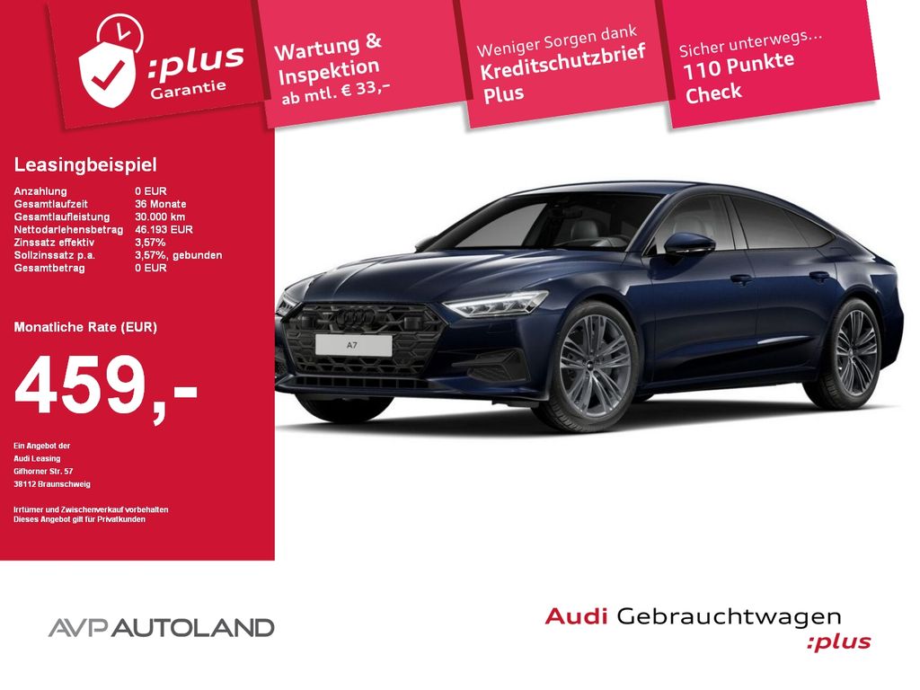 Audi A7 Sportback 50 TFSI e quattro S tronic | AHK |