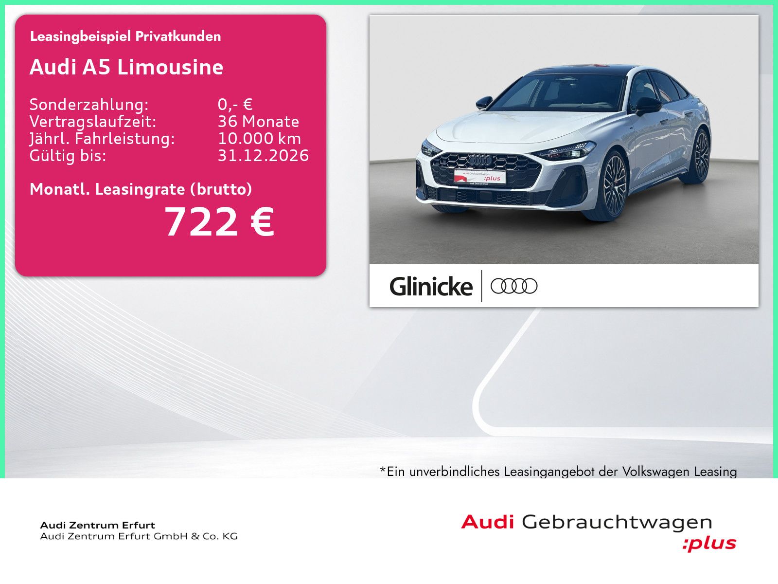 Audi A5 Limousine e-hybrid quattro S-tronic ACC Matri