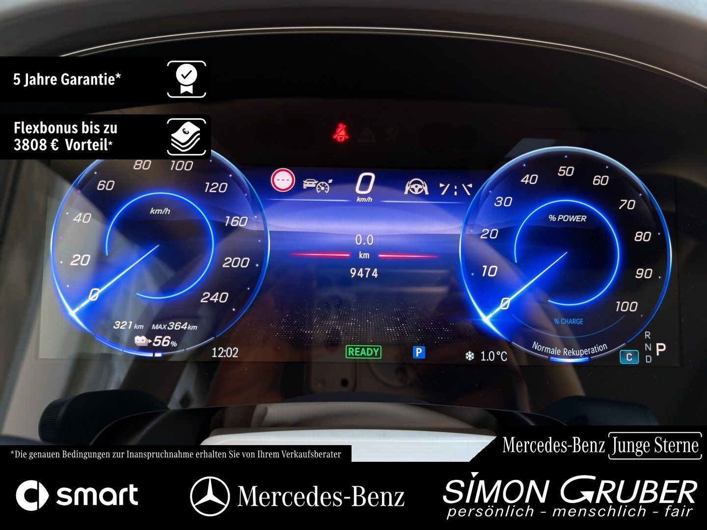 Fahrzeugabbildung Mercedes-Benz EQS 450 4M AMG Massage Sitzklima Nappa Mod 2026!