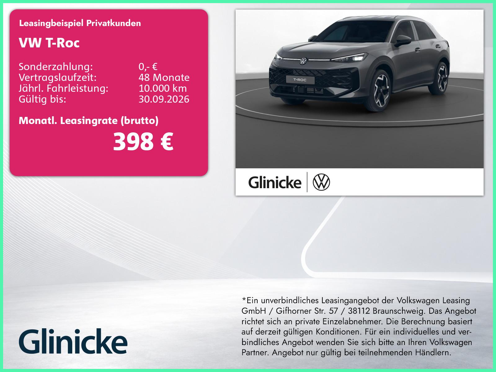 Volkswagen T-Roc 1.5 eTSI R-Line AHK Matrix LM 18" Navi RFK