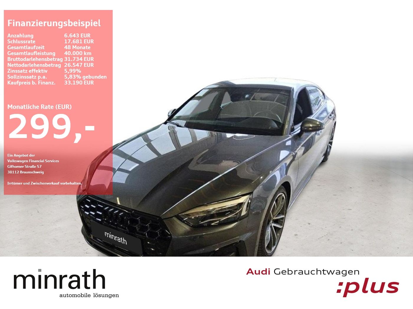Audi A5 Sportback S line 40 TDI S tronic BLACK NAVI foto 1