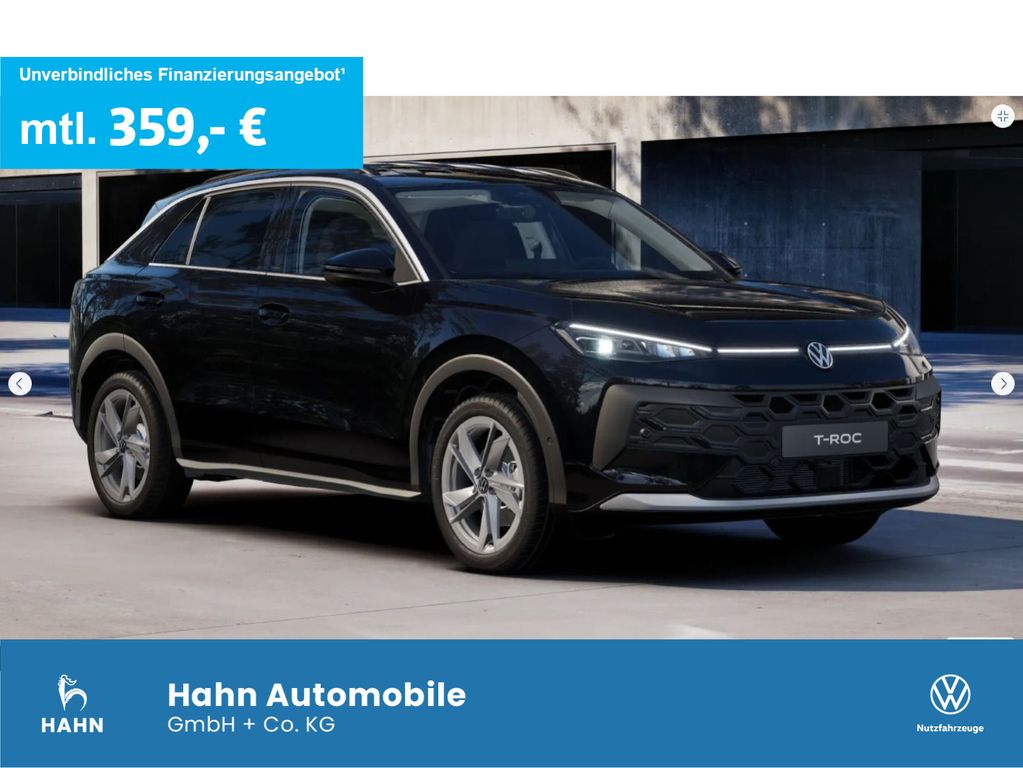 Volkswagen T-Roc Life 1.5 l eTSI OPF 116 PS DSG Ganzjahresr