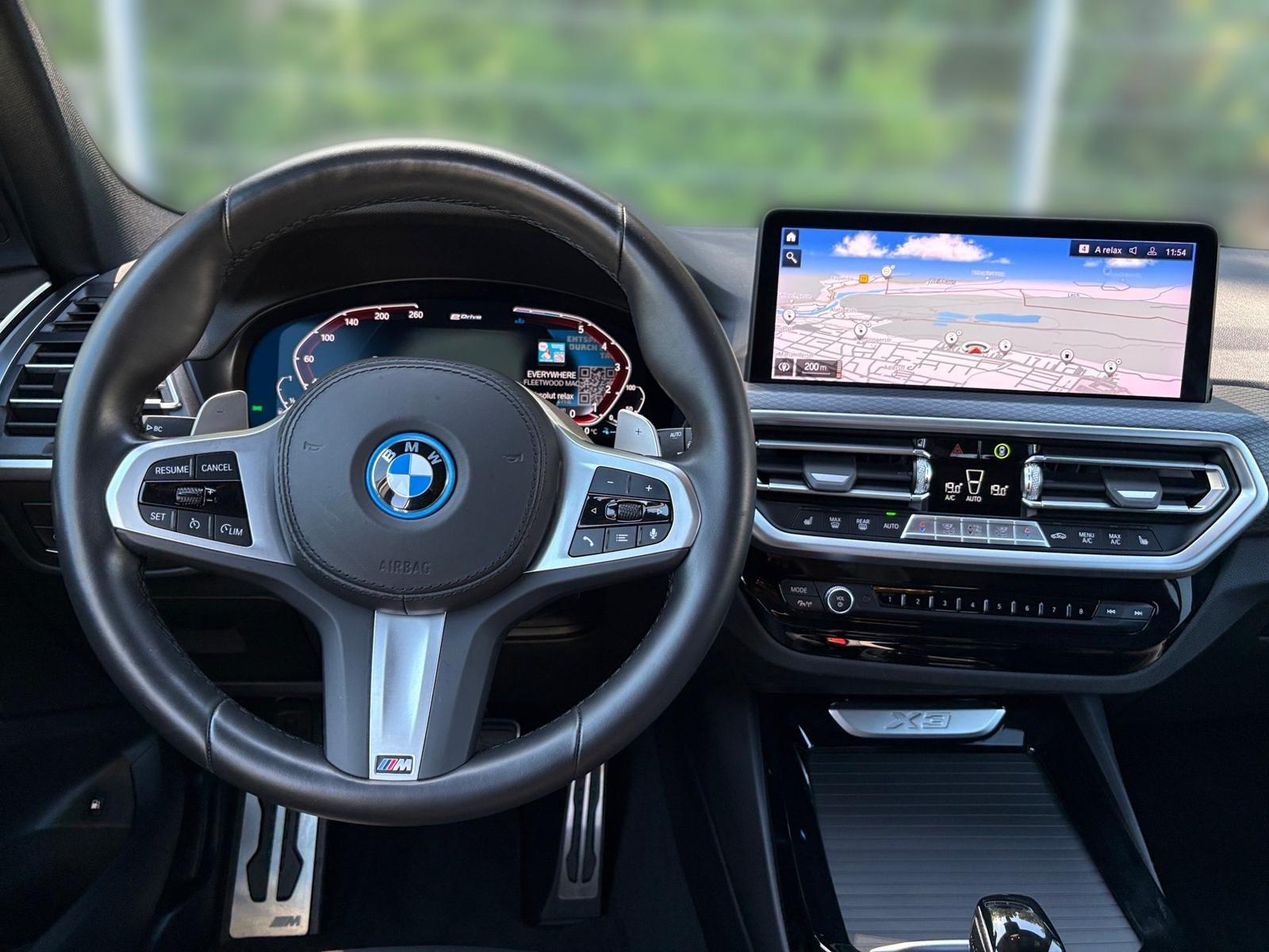 BMW X3 XDRIVE 30E M SPORT 292 CH 4X4 BVA - HAYON ÉLECTRIQUE - PACK SPORT - VOLANT EN CUIR - HUD - LASER - ATTELAGE