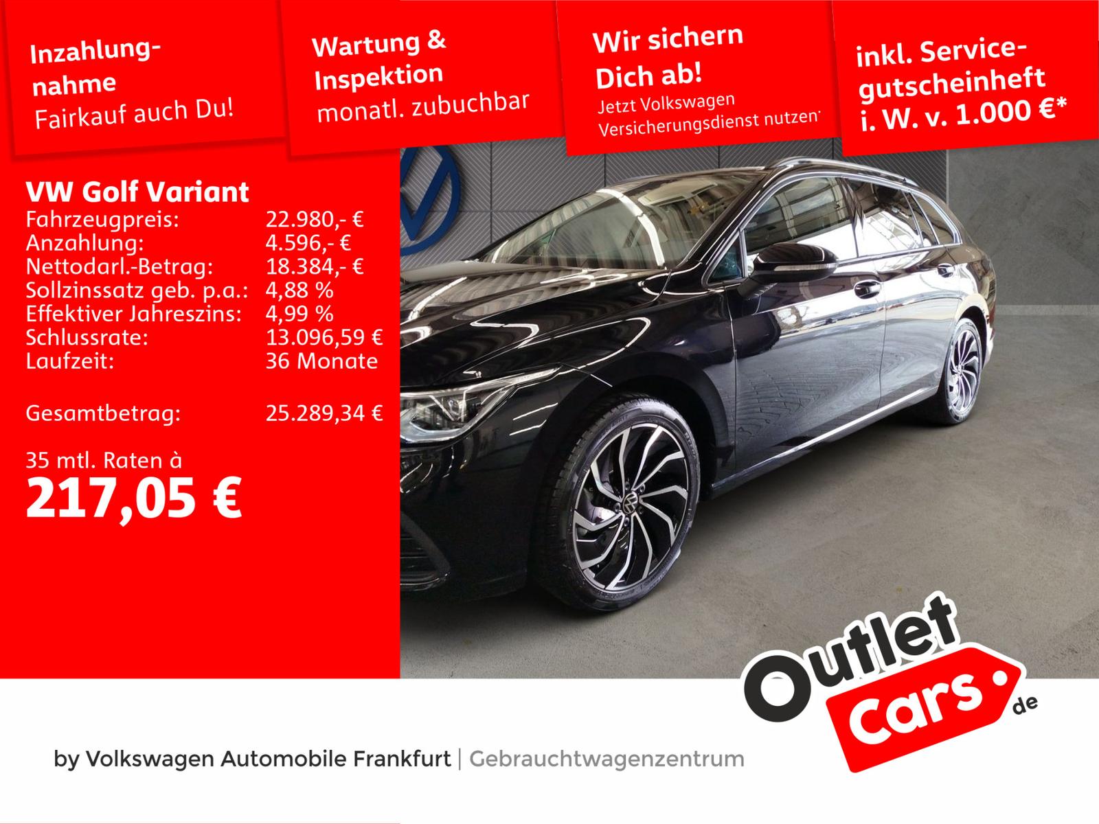 Volkswagen Golf VIII Variant 2.0 TDI DSG Life Navi AHK IQ.L